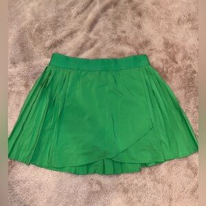 Green Tennis Skirt